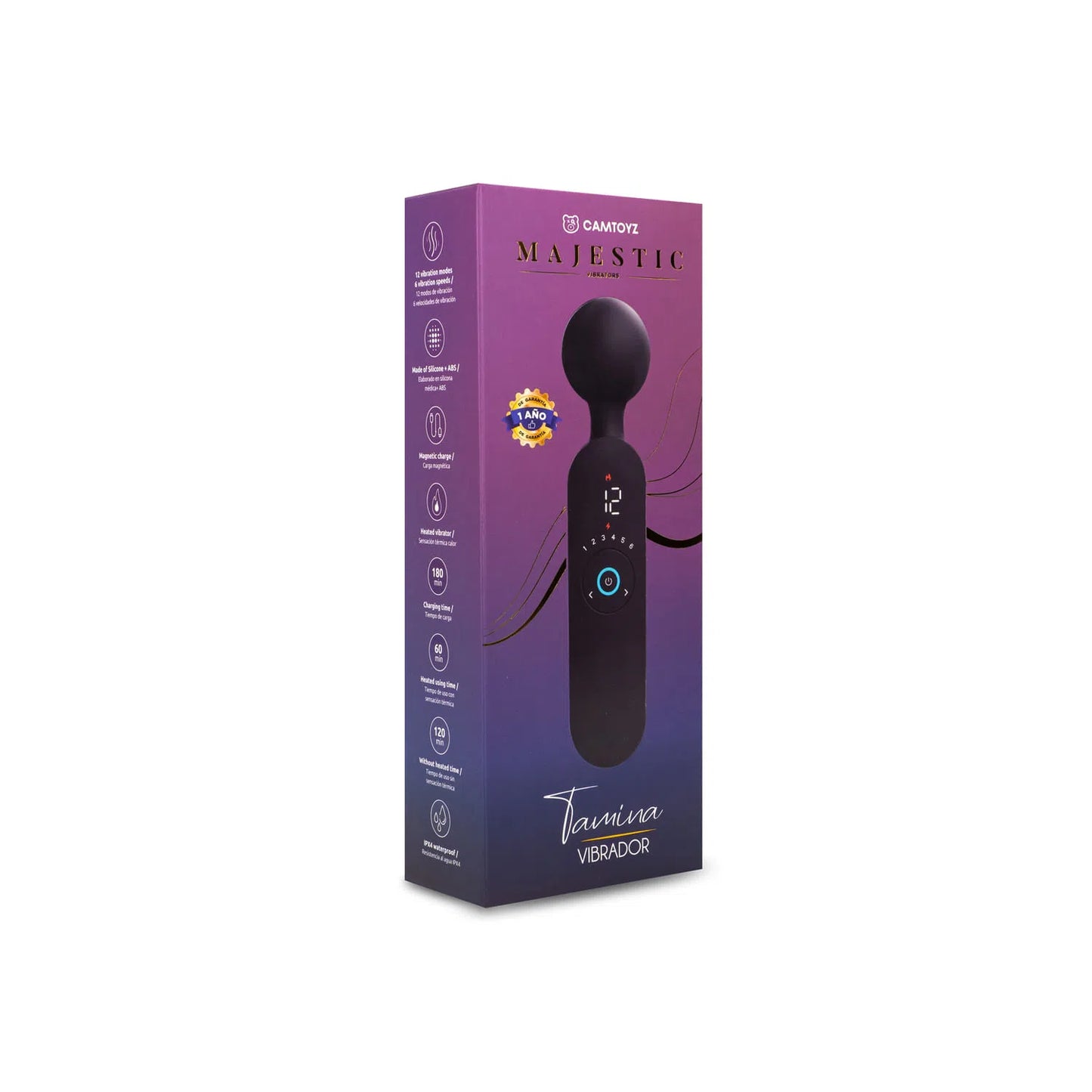 Vibrador Masajeador Hitachi Tamina Negro