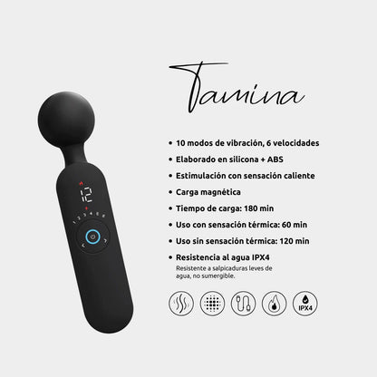 Vibrador Masajeador Hitachi Tamina Negro