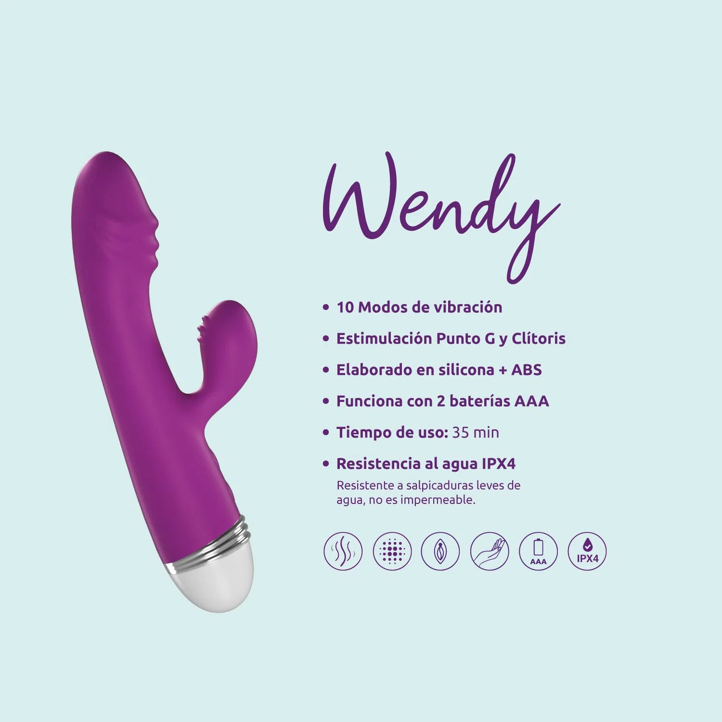 Vibrador Doble Estimulacion Wendy