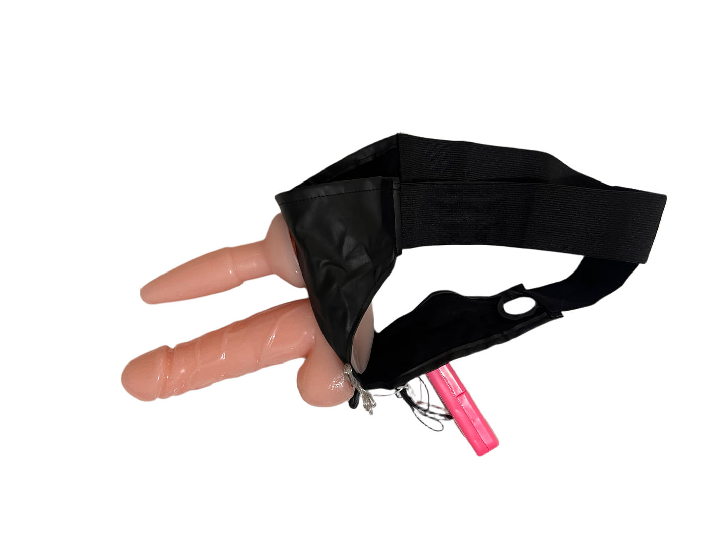 Strap con dildo doble y vibración 