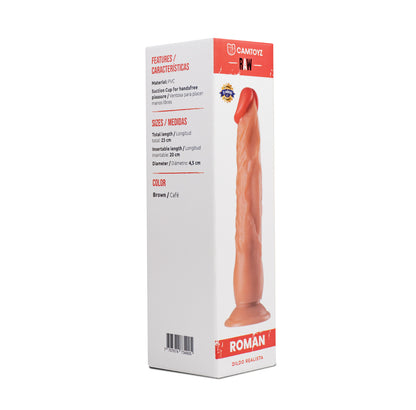 Dildo Realista Roman 23 cm