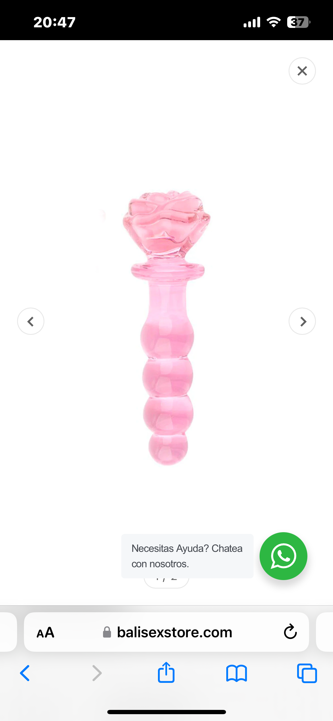 Dildo de vidrio Queen