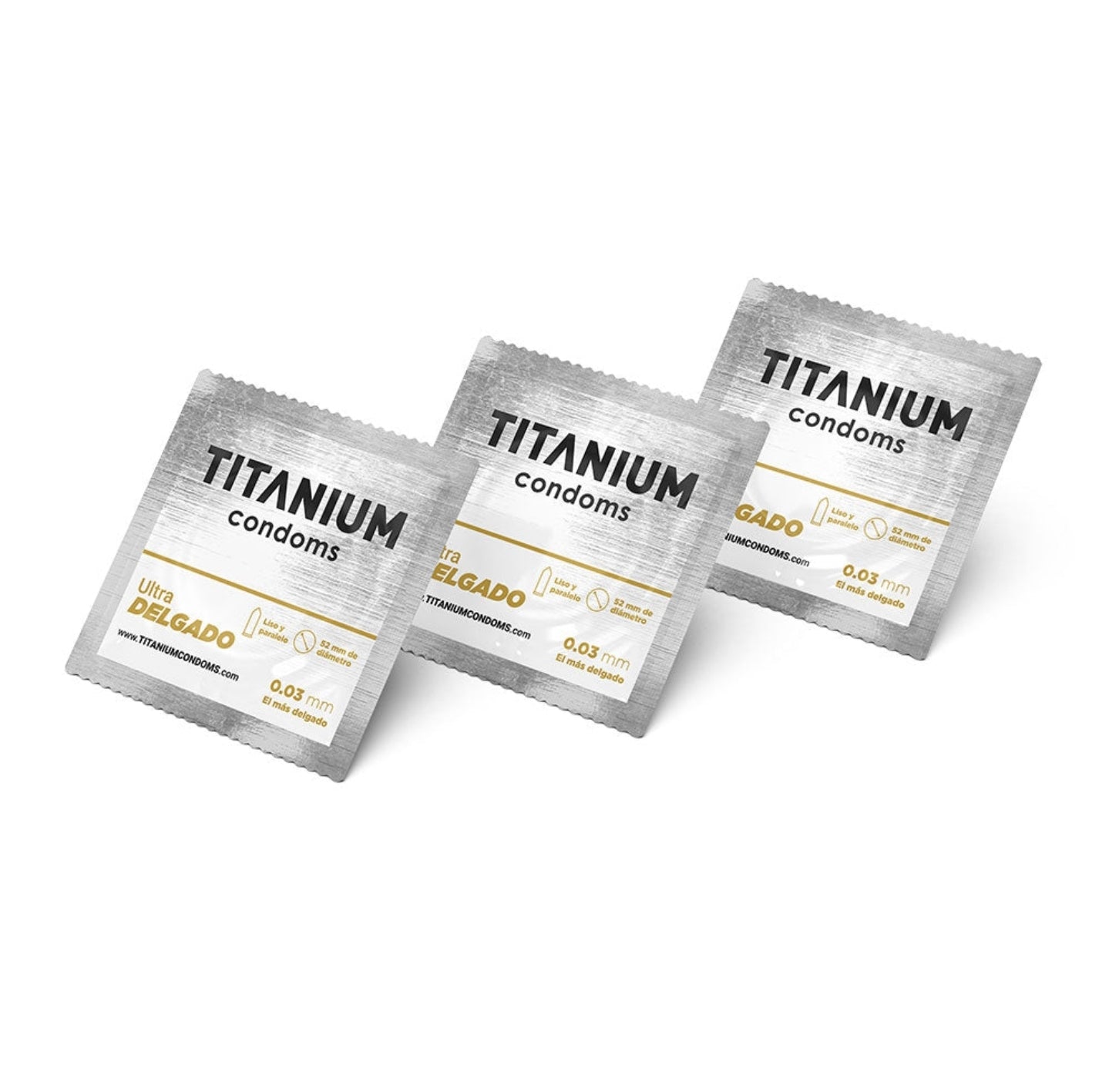 Condones titanium ultradelgado x 3